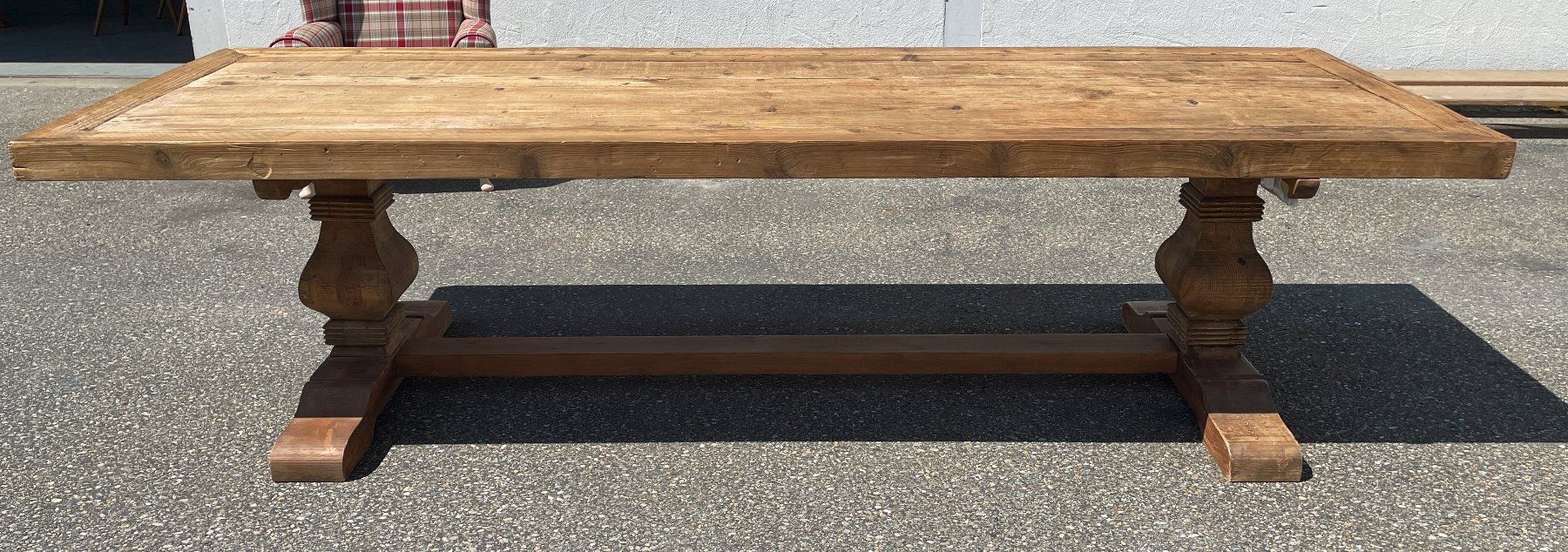 Tavoli: rustikaler Tisch mit Klosterfuss, 100 x 300 cm – Nuovo (secondo la descrizione) da Chur venduto da elifornico