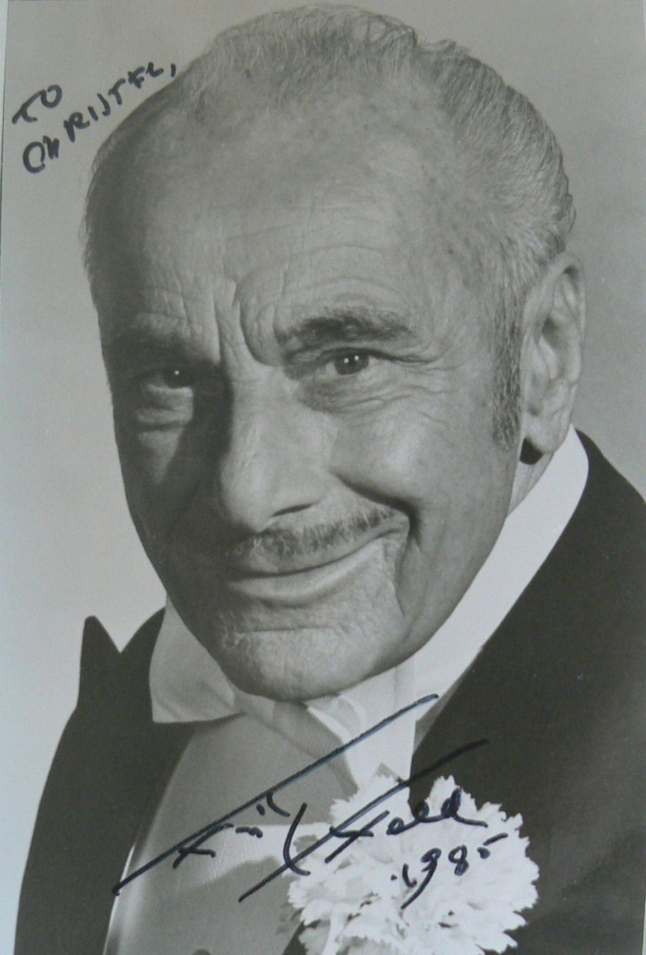 Autografi: Fritz Feld (1900-1993) Schauspieler - Autogramm – Usato da Dietikon venduto da immortal-stars