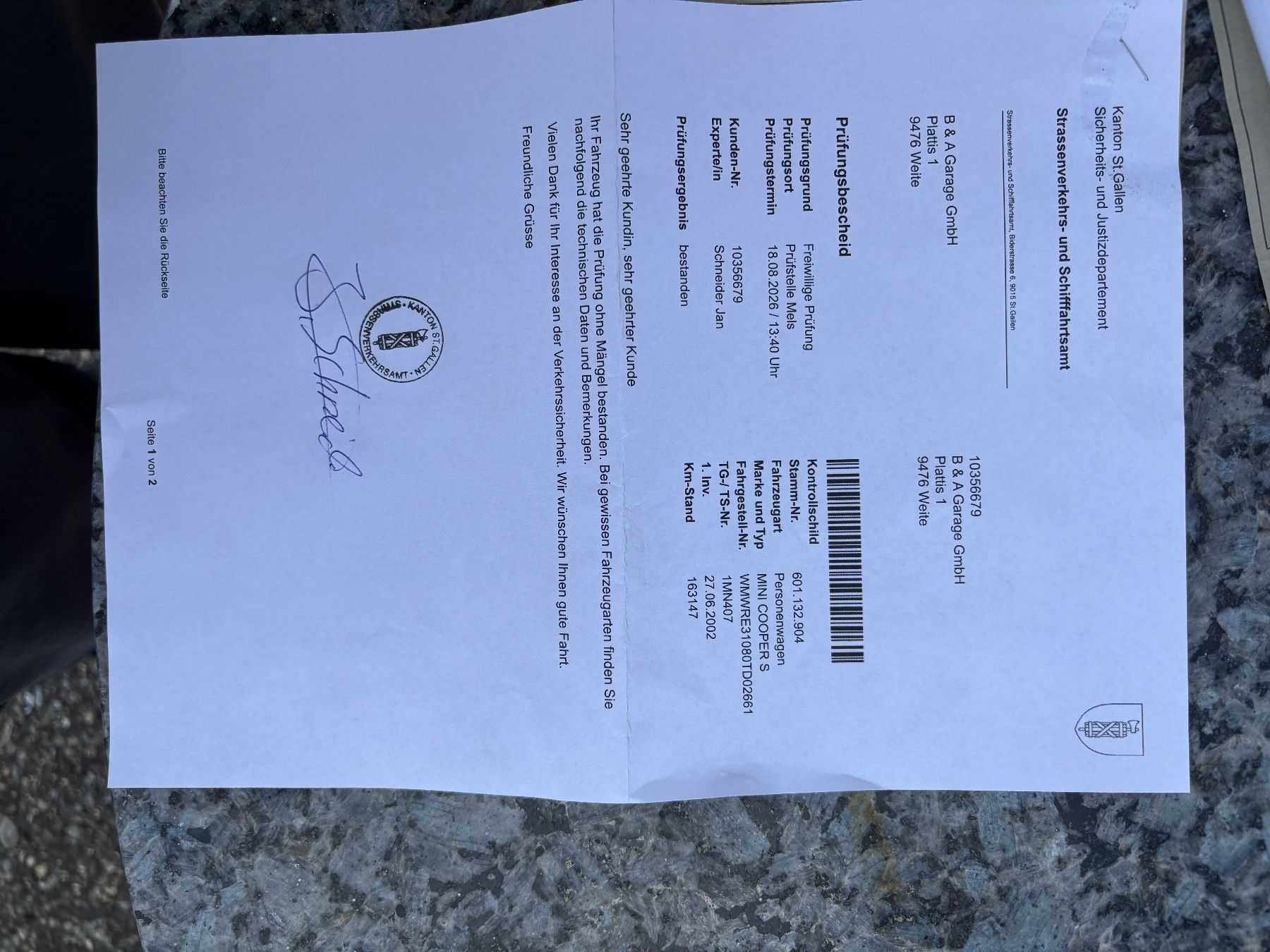 Mini Autos: MINI Cooper S Frisch ab Mfk – Gebraucht aus Eschen von kingkong010 7