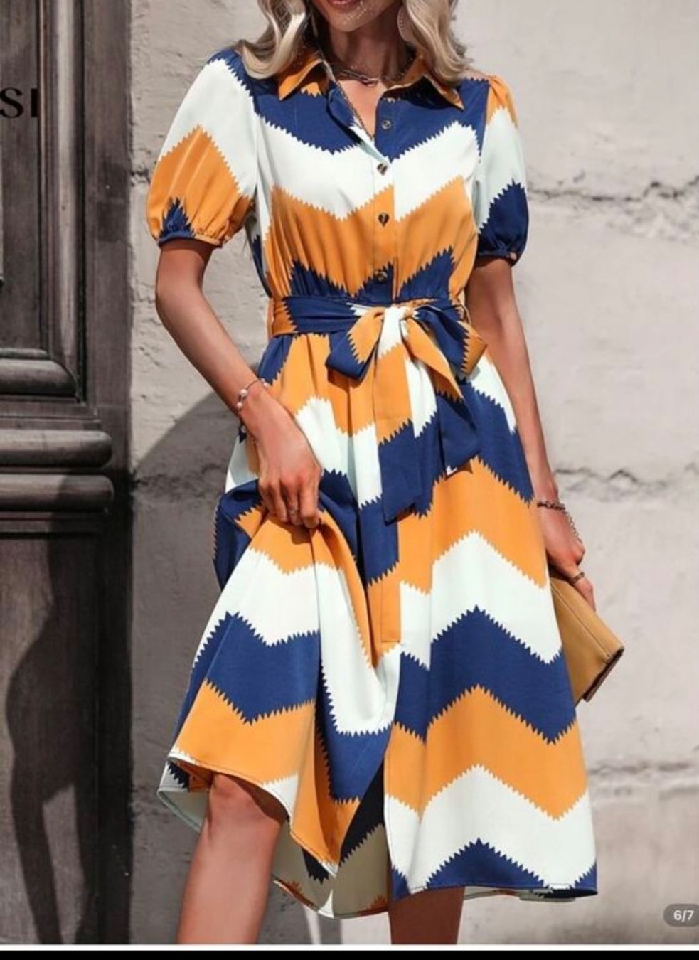 Vestiti: Sommerliches Midikleid mit Muster, Grösse 40, neu – Nuovo (secondo la descrizione) da Büren NW venduto da nie_k6382