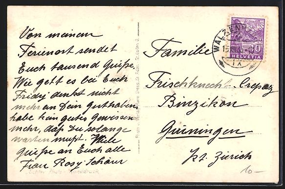Cartoline postali: AK Walzenhausen, Strandbad, 1935 – Usato da Berlin venduto da bartko-reher 1