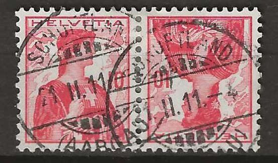 Tutti i francobolli: CHK04 - Tête-bêche K4 obl. – Usato da Trélex venduto da Phil_Albert