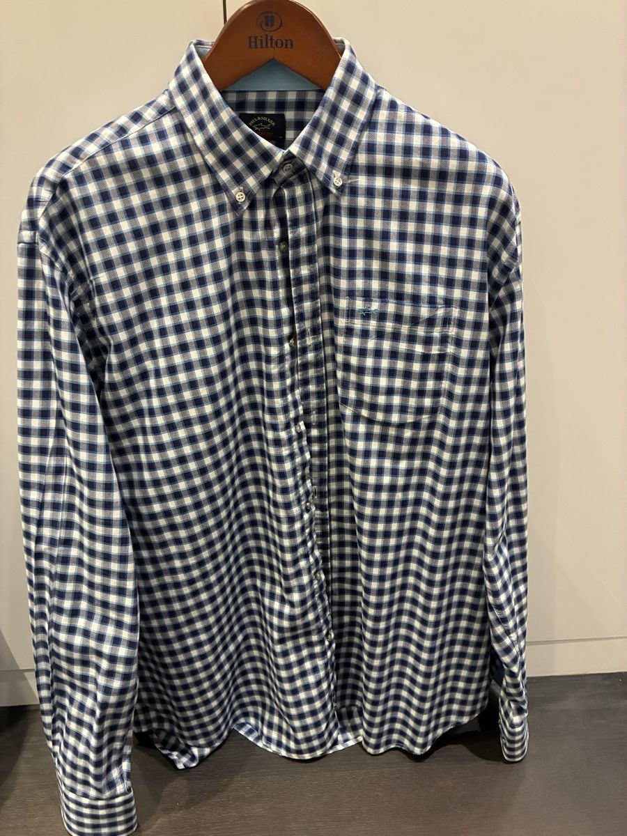Paul & Shark Camicie: Blue and white checkered shirt – Usato da Rüschlikon venduto da ant_5v7g