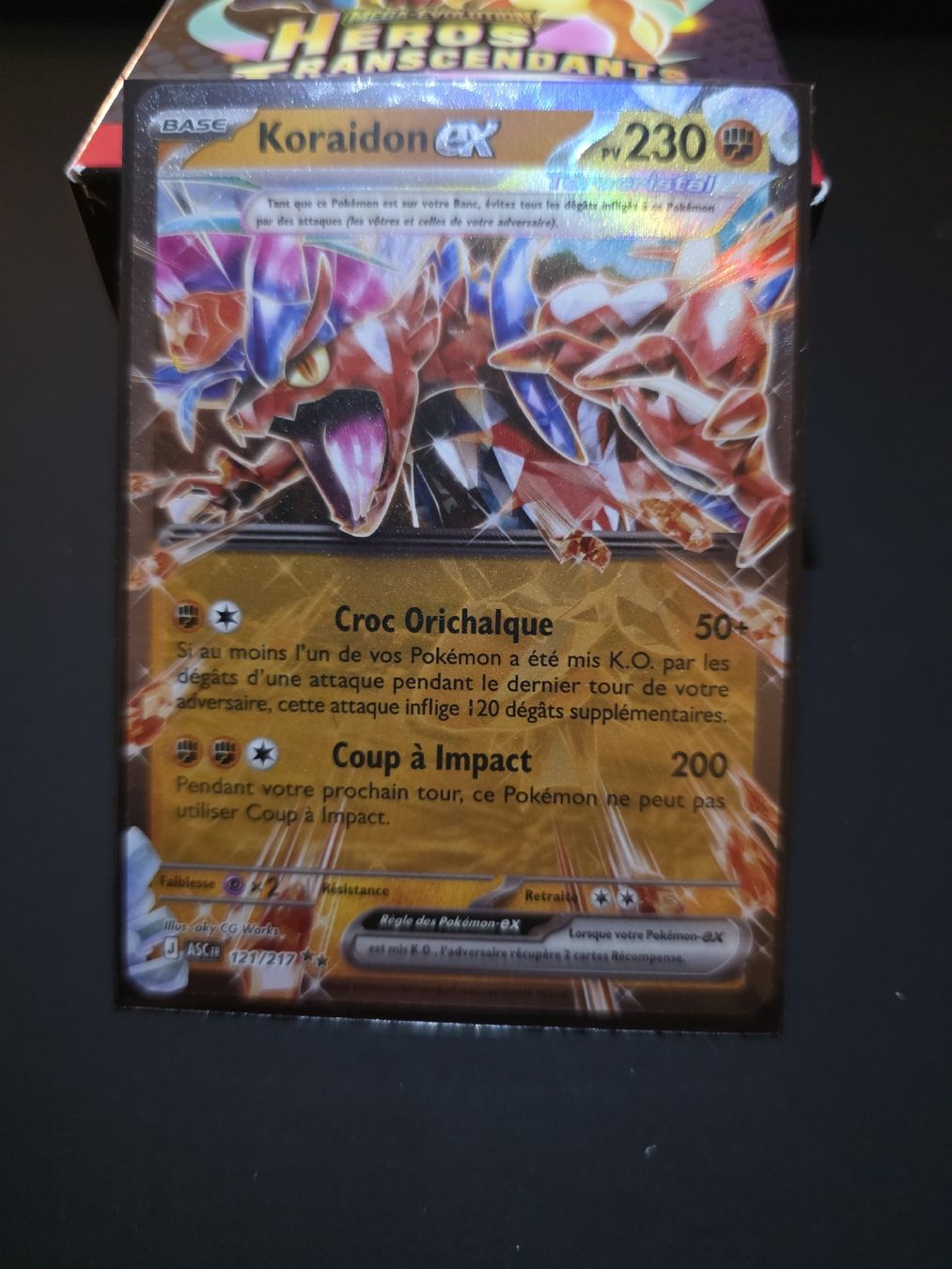 Pokémon Carte collezionabili: Koraidon ex Asc 121 – Nuovo (secondo la descrizione) da Le Lignon venduto da Nathium