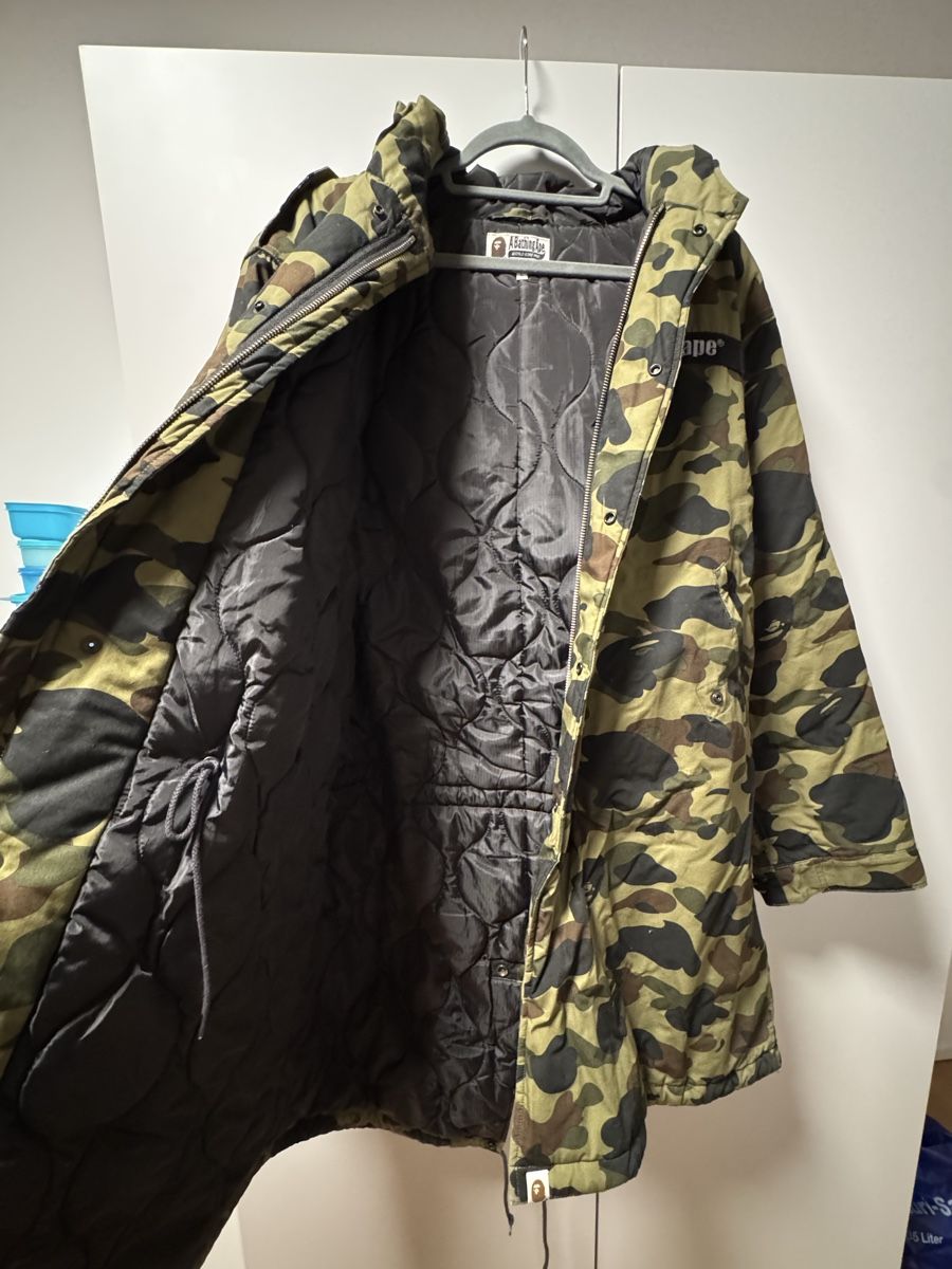 Cappotti: BAPE 1st Camo fishtail Parka Jacke A bathing ape – Nuovo (secondo la descrizione) da Zürich venduto da tim_t6kb 2