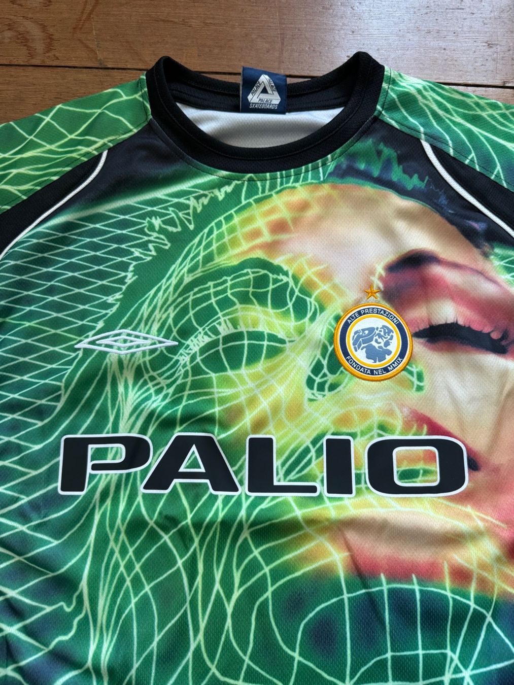palace x umbro 3rd goalie shirt PALIO size M (Neuf avec emballage