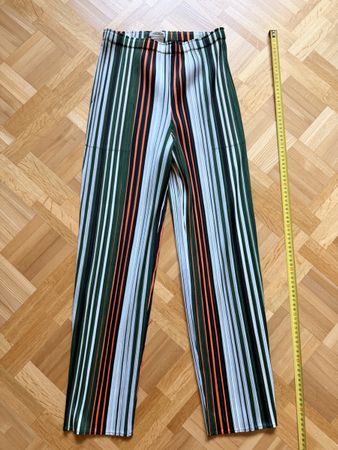 Pleats Please Issey Miyake Hose gestreift Grösse 4