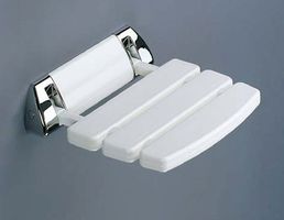 567 Provex Duschklappsitz weiss-chrom