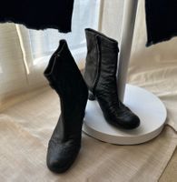 Vic Matie Stiefeletten, 39, Echtleder, Goldfutter, wie neu