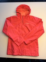 Veste de pluie Columbia rose, enfant L