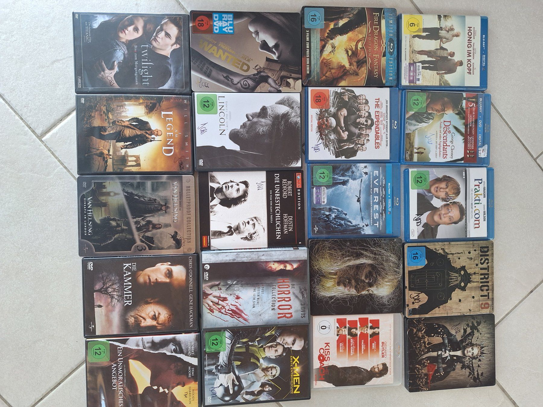 Tutti i DVDs: DVD & Blu-Ray Sammlung (195 Titel) – Usato da Turgi venduto da rolpas 1