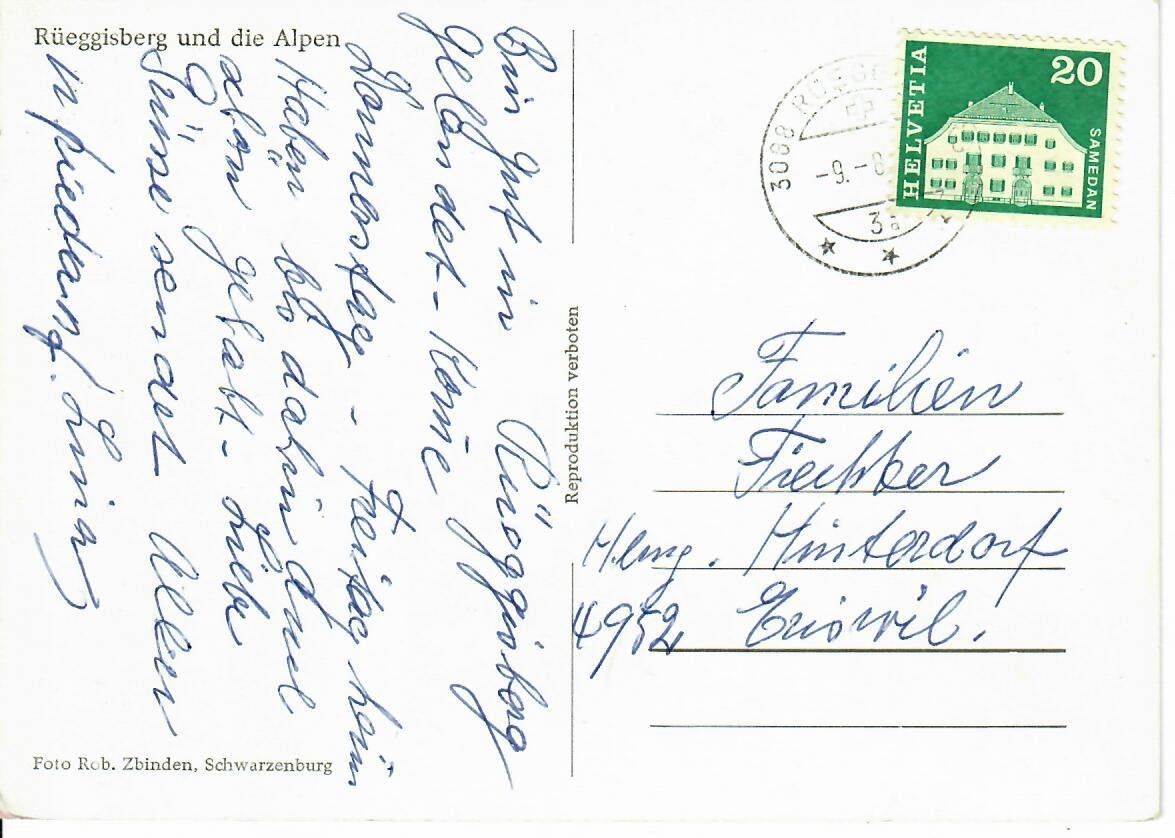 Cartes postales: Rüeggisberg – D'occasion à Hochdorf par Ziegel-16 1