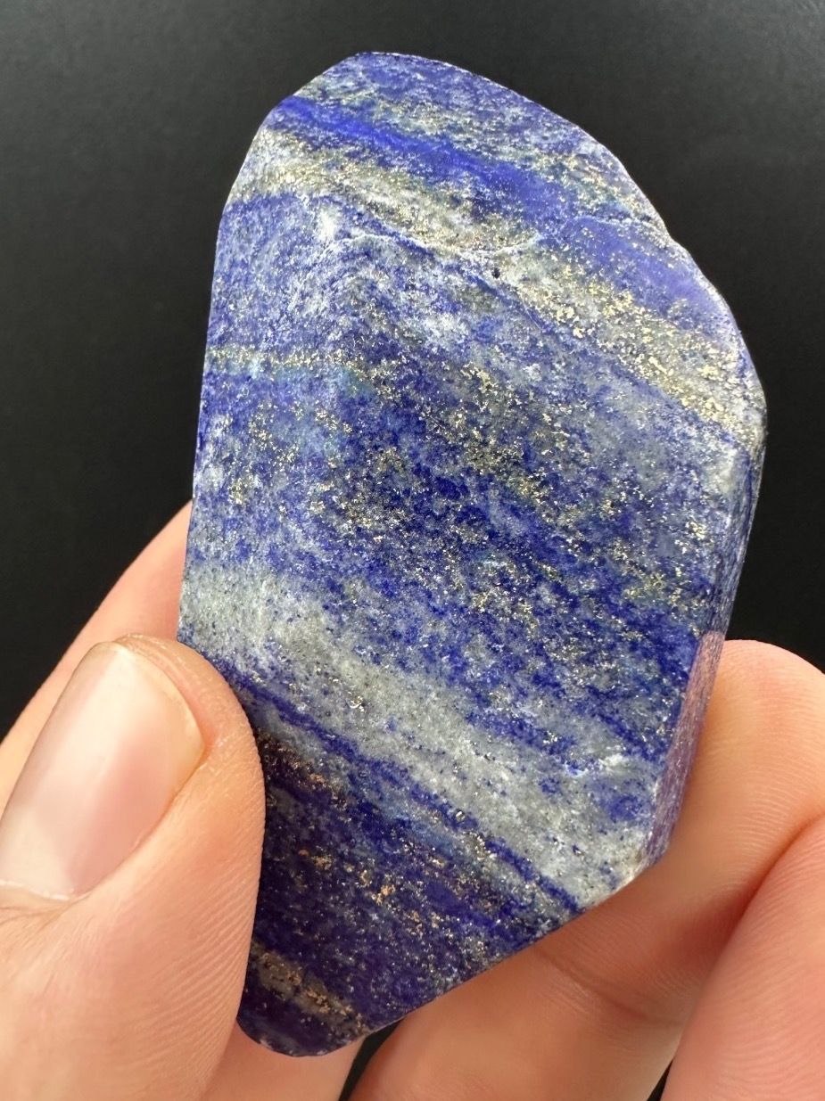 Minerali & Pietre curative: Lapislazuli Freiform, Handschmeichler Heilstein – Nuovo e nell'imballaggio originale da Männedorf venduto da Handschmeichler