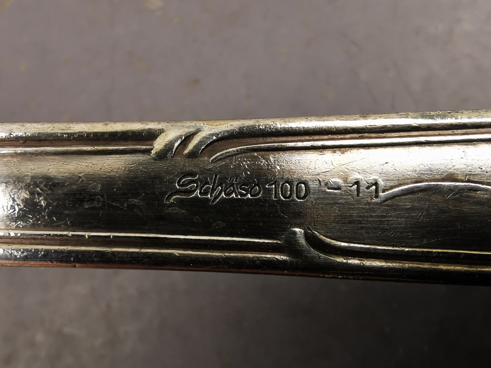 Cucchiai: Suppenlöffel Schöpflöffel versilbert Schäso 100 - 11 – Usato da Berneck venduto da nerina49 1