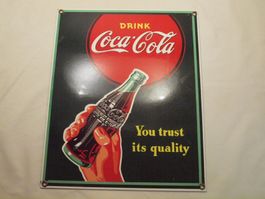 Drink Coca Cola Emaileschild