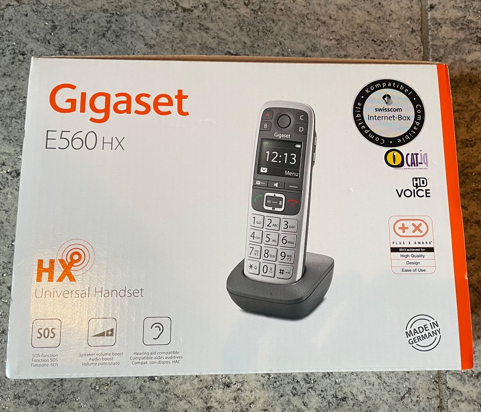 Telefone: Telefon Gigaset E560 HX Universal Handset DECT CAT-iq neu – Gebraucht aus Mollis von cava10