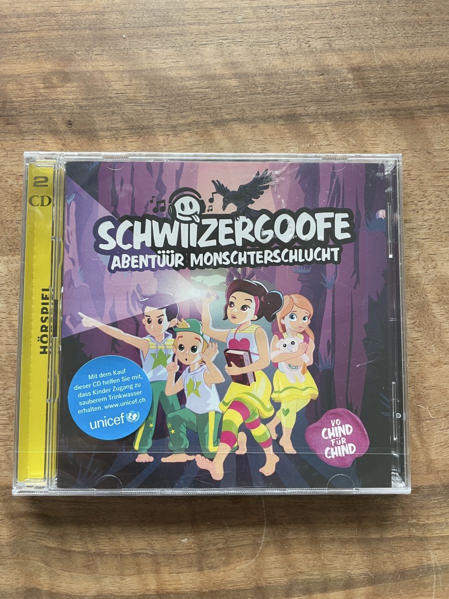 CD: Schweizergoofe Abenteuer Monsterschlucht CD ungeöffnet neu – Nuovo e nell'imballaggio originale da Kreuzlingen venduto da The.KNGE.Family