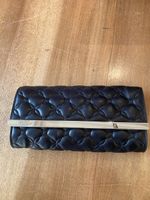 Pochette Chopard en cuir matelassé noir