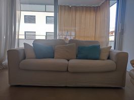 Canapé blanc confortable avec livraison incluse