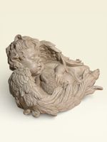 Decoration Sculpture Angel Gray - perfect for garden
