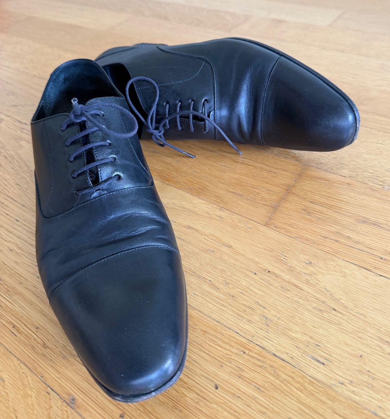 Navyboot Chaussures hommes: Navyboot Schuh Leder schwarz Grösse 44 – D'occasion à Zürich par Kue_Zuerich