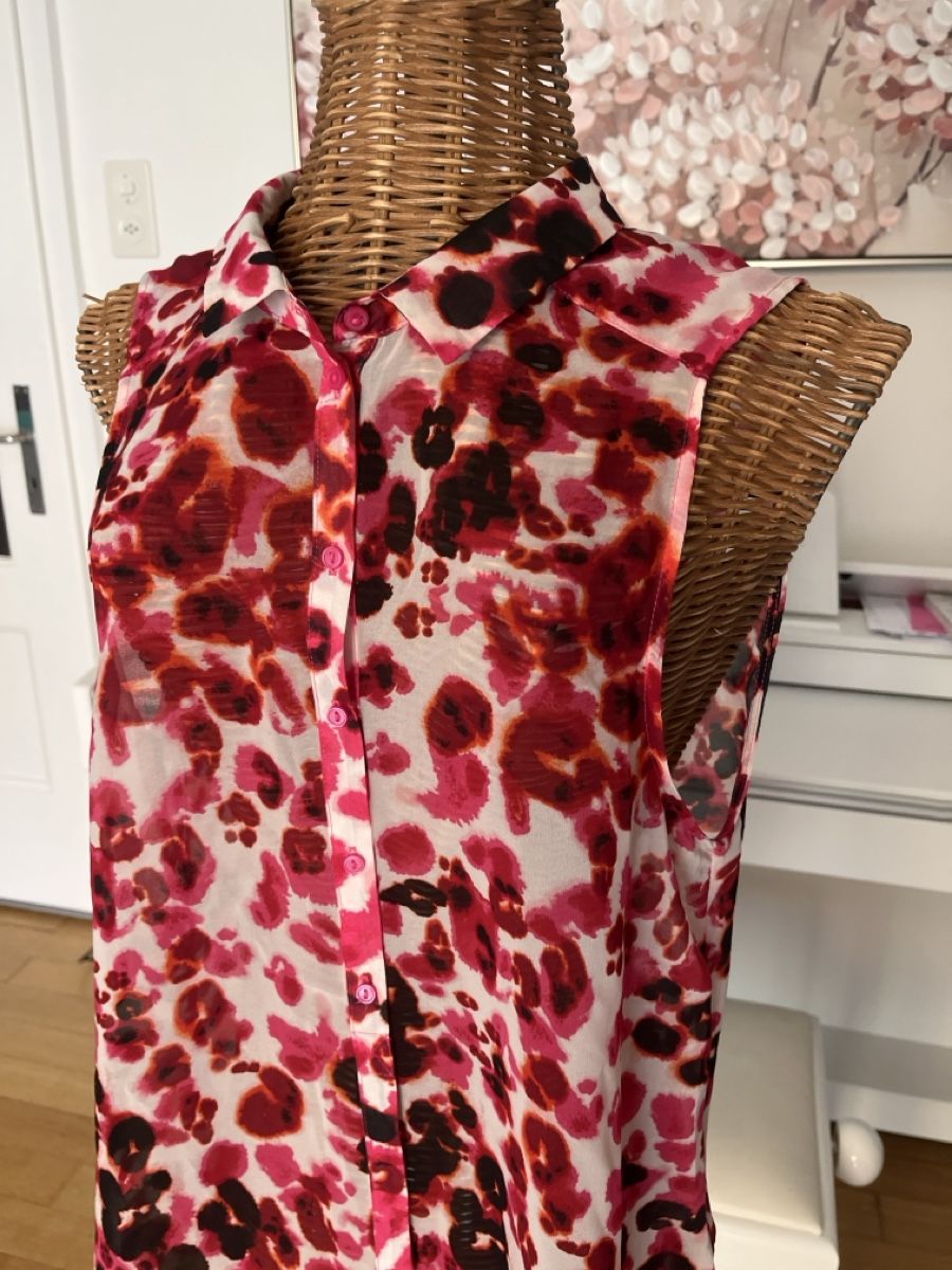 H&M Camicette: H&M Bluse, leicht, Pink/weiss, 38/40 – Usato da Solothurn venduto da Bobesch08 1