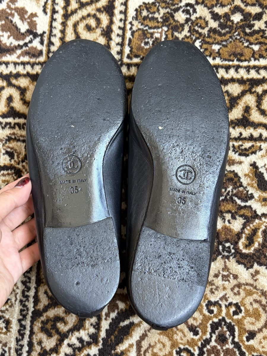Chanel Scarpe da donna: Chanel Black Ballerina Flats – Usato da St.Josefen venduto da lop_lh8d 6