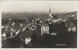Karte Oerlikon Kat. Kirche 1925