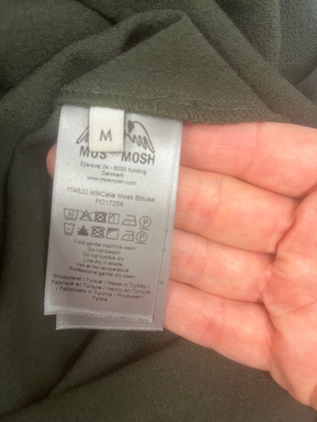 Mos mosh Camicette: Mosh Mosh Blusentop langarm, Gr.M,Dunkelgrün – Usato da Egg b. Zürich venduto da adimoxon 6