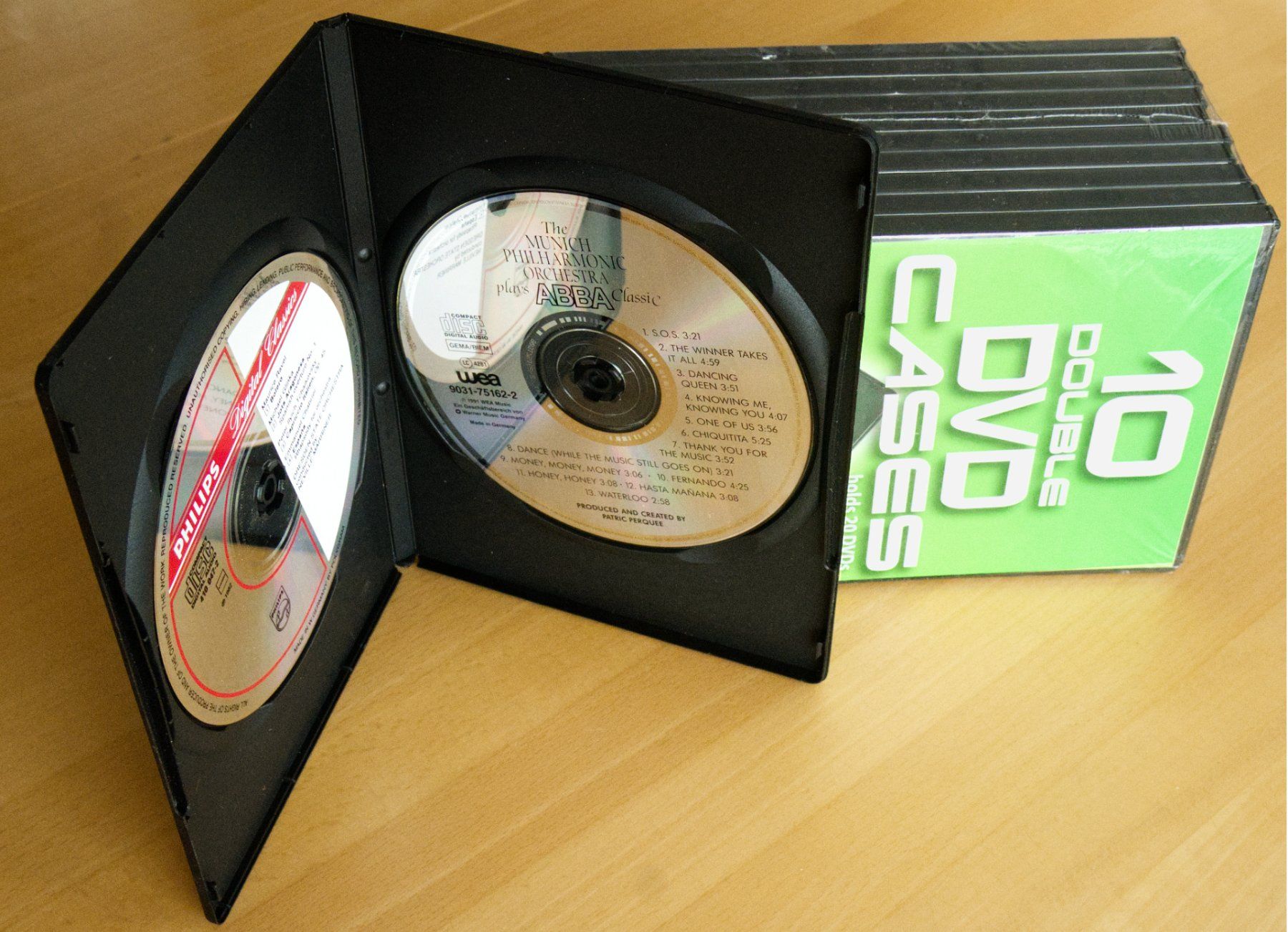 Cover & Protezioni schermo: 10 Stk. CD/DVD Doppel-Hüllen "Slim Line" – Nuovo e nell'imballaggio originale da Rüti ZH venduto da Noldisax 3