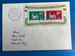 Bf  Lausanneblock 1955