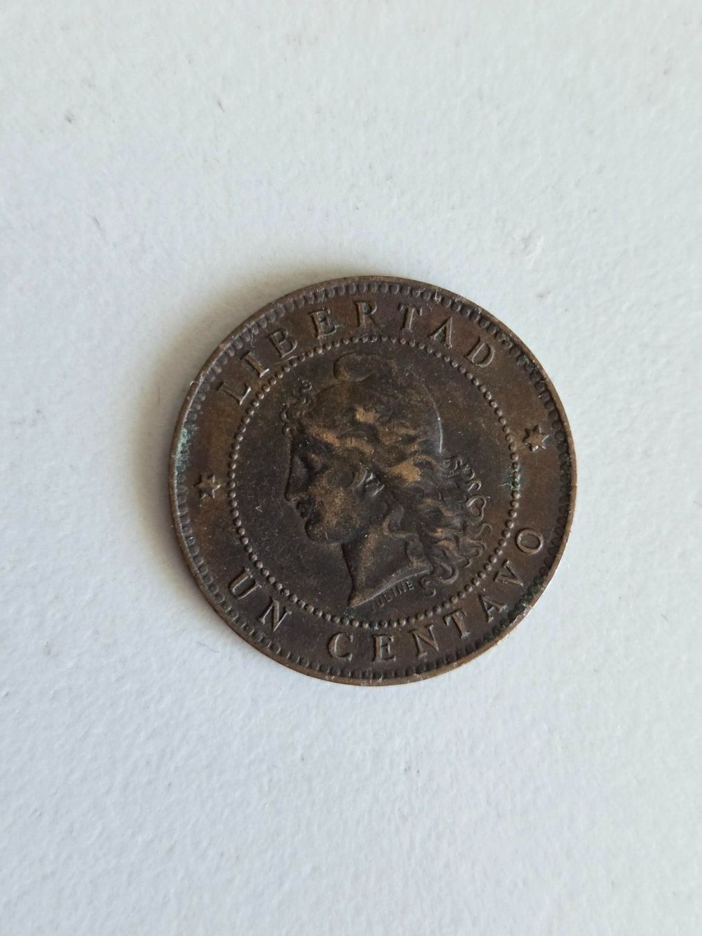Tutti le monete: Münze Argentinien Un Centavo 1890 – Usato da Luzern venduto da Kartenansicht 1