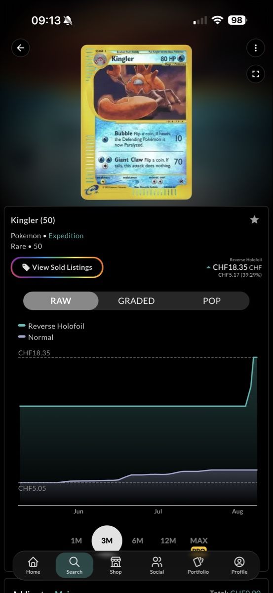Pokémon Sammelbilder & Trading cards: KINGLER EXPEDITION - REVERSE – Gebraucht aus Canobbio von ale_85bk 2