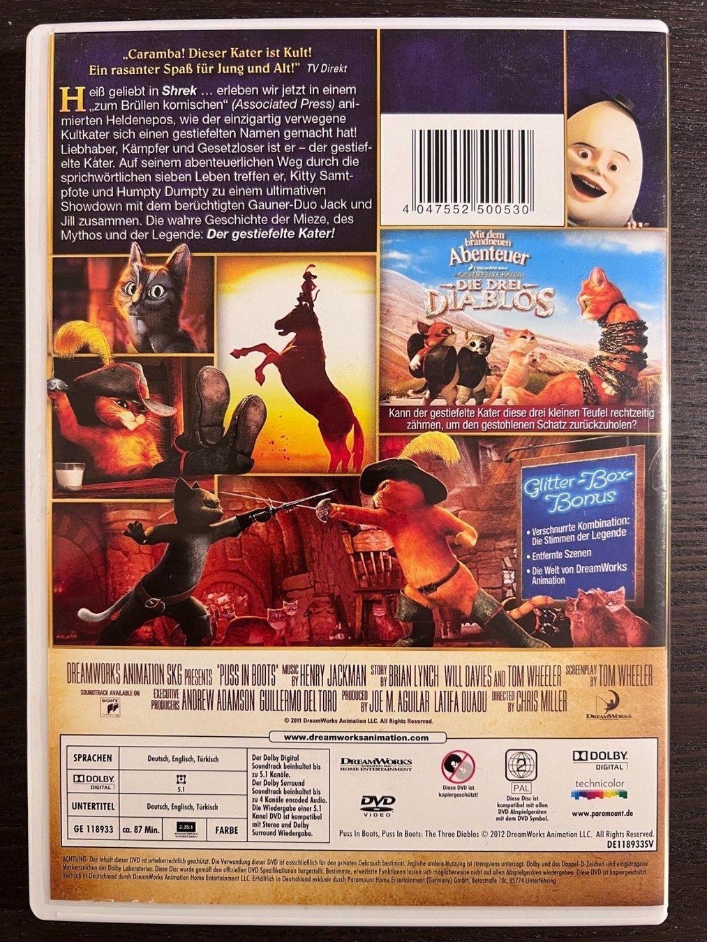 Tutti i DVDs: Der gestiefelte Kater – Usato da Zürich venduto da FilmFreunde 1