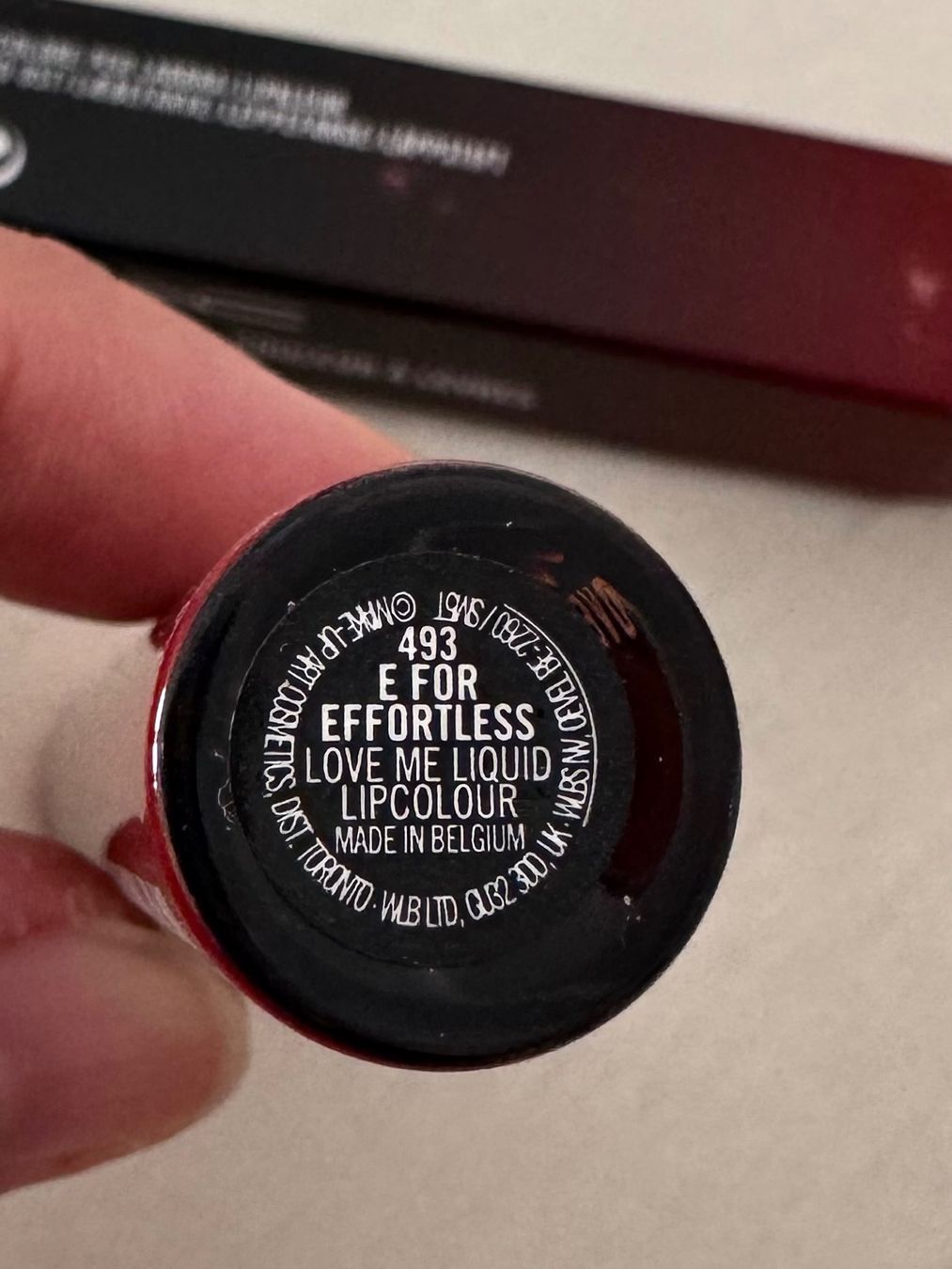 Make-up: MAC LOVE ME LIQUID LIPCOLOUR E FOR EFFORTLESS 493 – Nuovo e nell'imballaggio originale da Zürich venduto da Mina_09 4