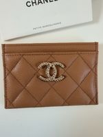 CHANEL Kartenetui  NEU & ORIGINAL  Caviar / Braun