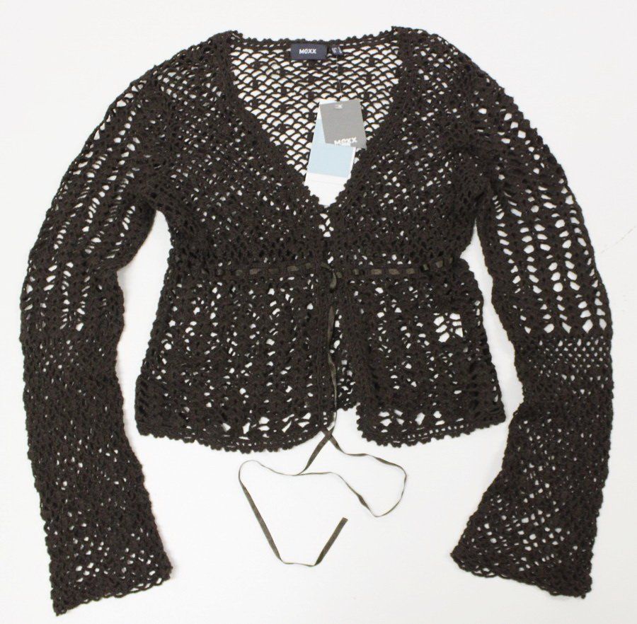 Mexx Maglioni & Felpe: Mexx Damen Strick-Pullover Net Strick-Jacke /braun/neu/Gr.XL – Nuovo e nell'imballaggio originale da Wohlenschwil venduto da ABC-Vintage 2