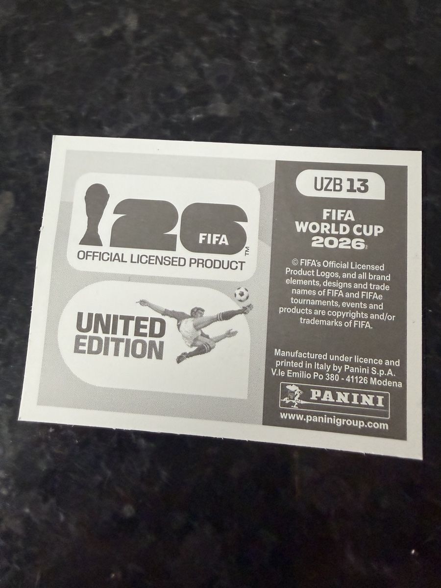 Panini Carte collezionabili: Panini UZB 13 – Usato da Feldbrunnen venduto da cleo09 1