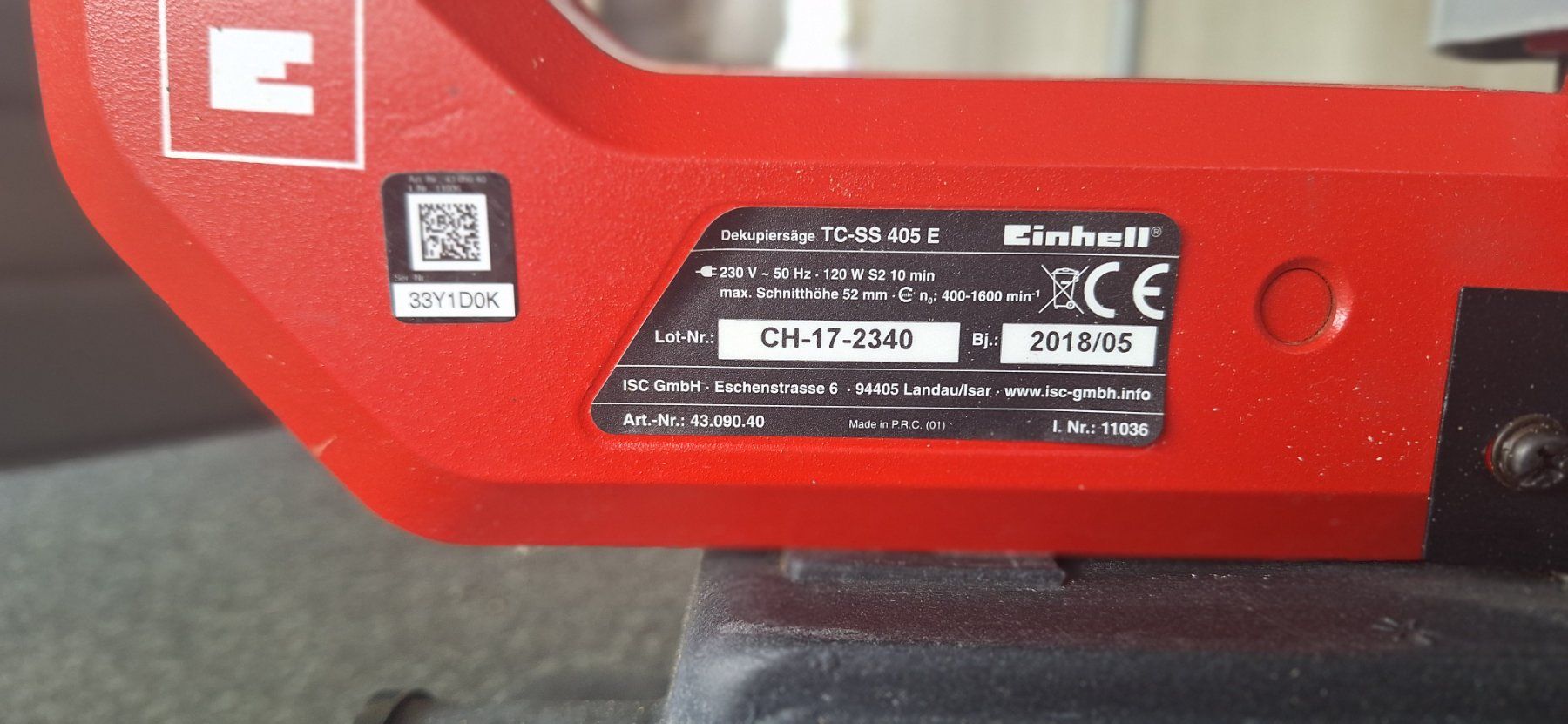 Einhell Sägen: Scie à chantourner – Gebraucht aus Saubraz von fab_z7qn 5