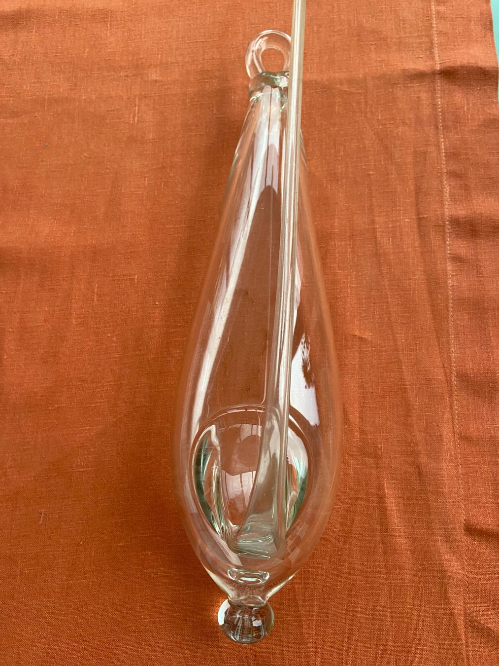 Altri elettrodomestici e apparecchi d’epoca: Vintage stilvoller Glasbarometer H: ca 39cm – Usato da Thalwil venduto da Sommerwende 2