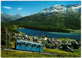 St. Moritz mit Standseilbahn Chantarella