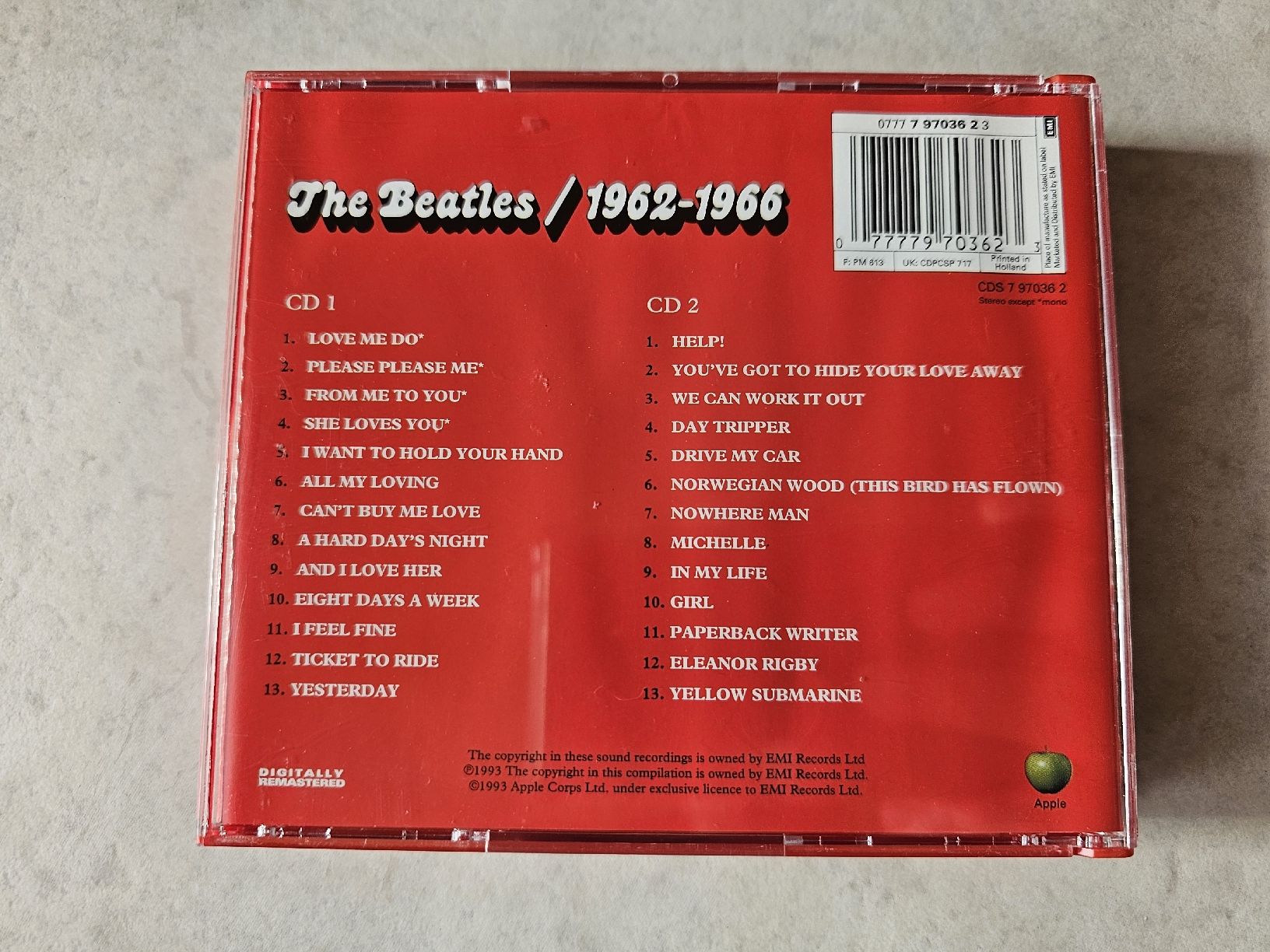 CD: The Beatles  -  1962 - 1966  /  2 CD Box – Usato da Schneisingen venduto da backstore24 1