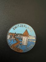 Alter Schweiz Luzern Kappelbrücke Anstecker Pin sehr schön🤩
