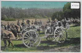 Artillerie en manoeuvres - Artillerie im Manöver