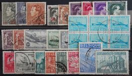 Belgien ex. Kat. 565-814 gest. 1941/48