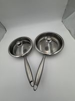 Topfset Titan mit Glasdeckel 2tlg unbenutzt 16 cm  und 20 cm