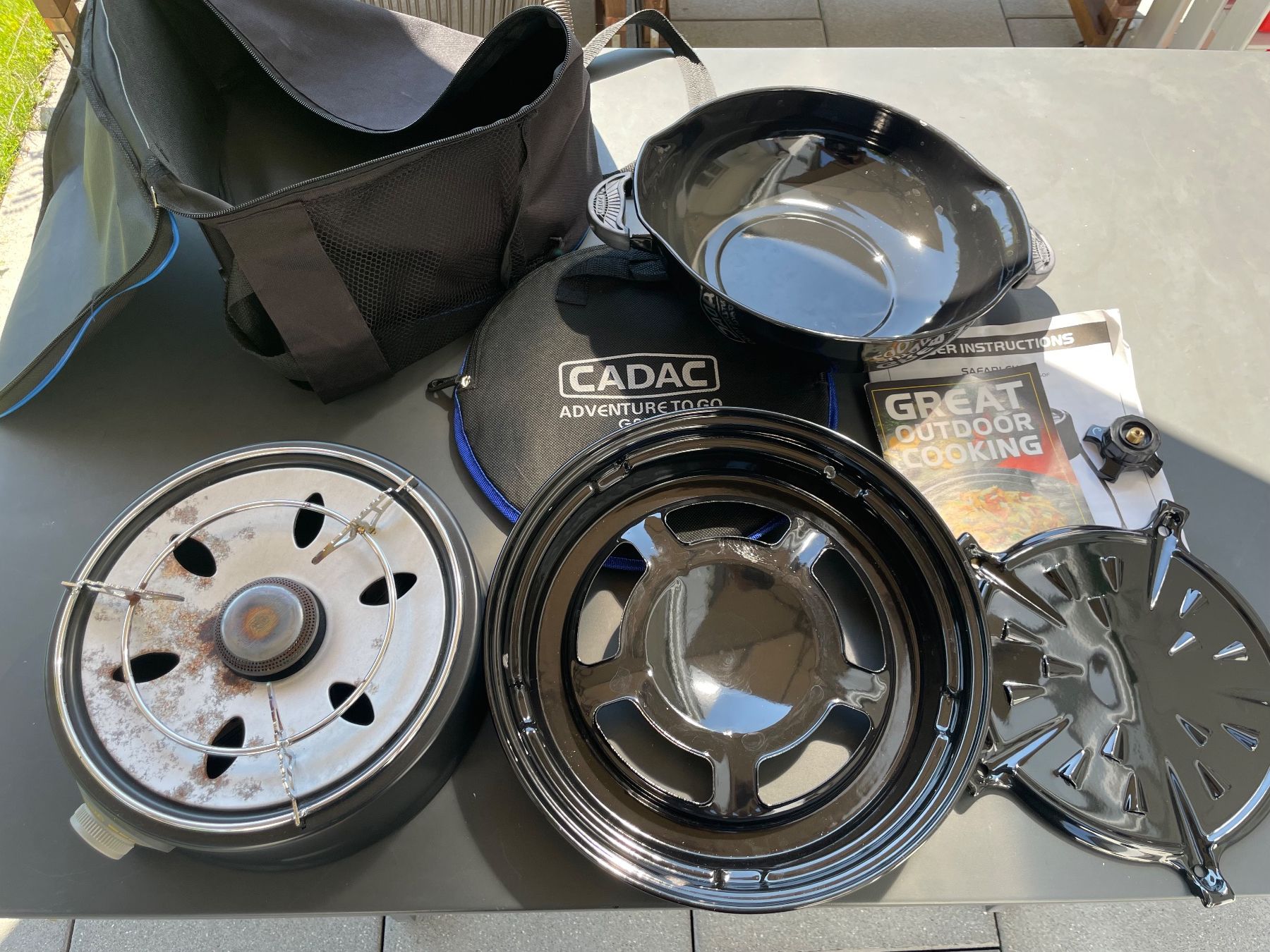 Cadac Griglie: CODAC Camping-Gas-Grill Safari Chef - NEUWERTIG – Usato da Stans venduto da Brode 1