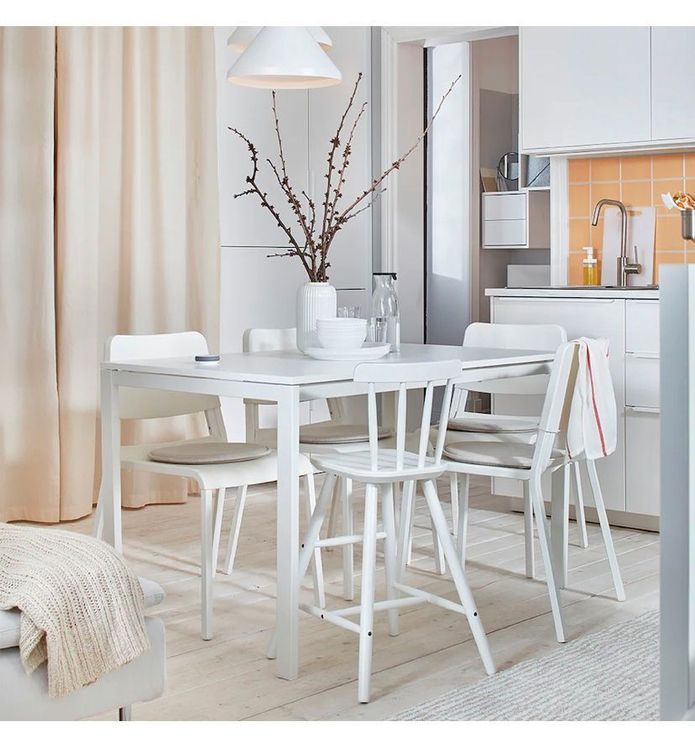IKEA Tisch, Esstisch weiss / Holz Kaufen auf Ricardo
