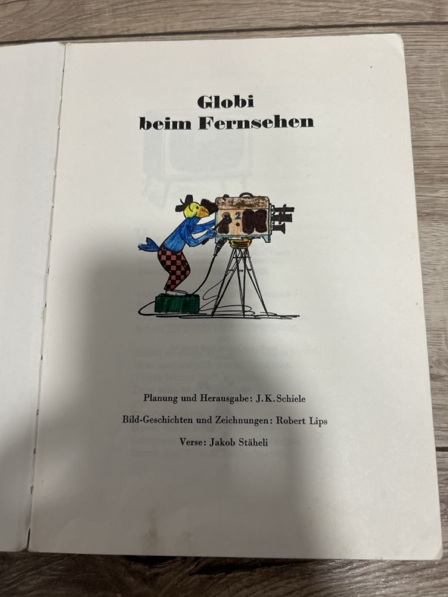 Bücher: Globi beim Fernsehen – Gebraucht aus Maienfeld von Jasmin_laeser 2