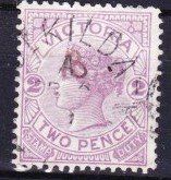 Timbre rare  AUSTRALIE - Victoria - 1886 - Obl.